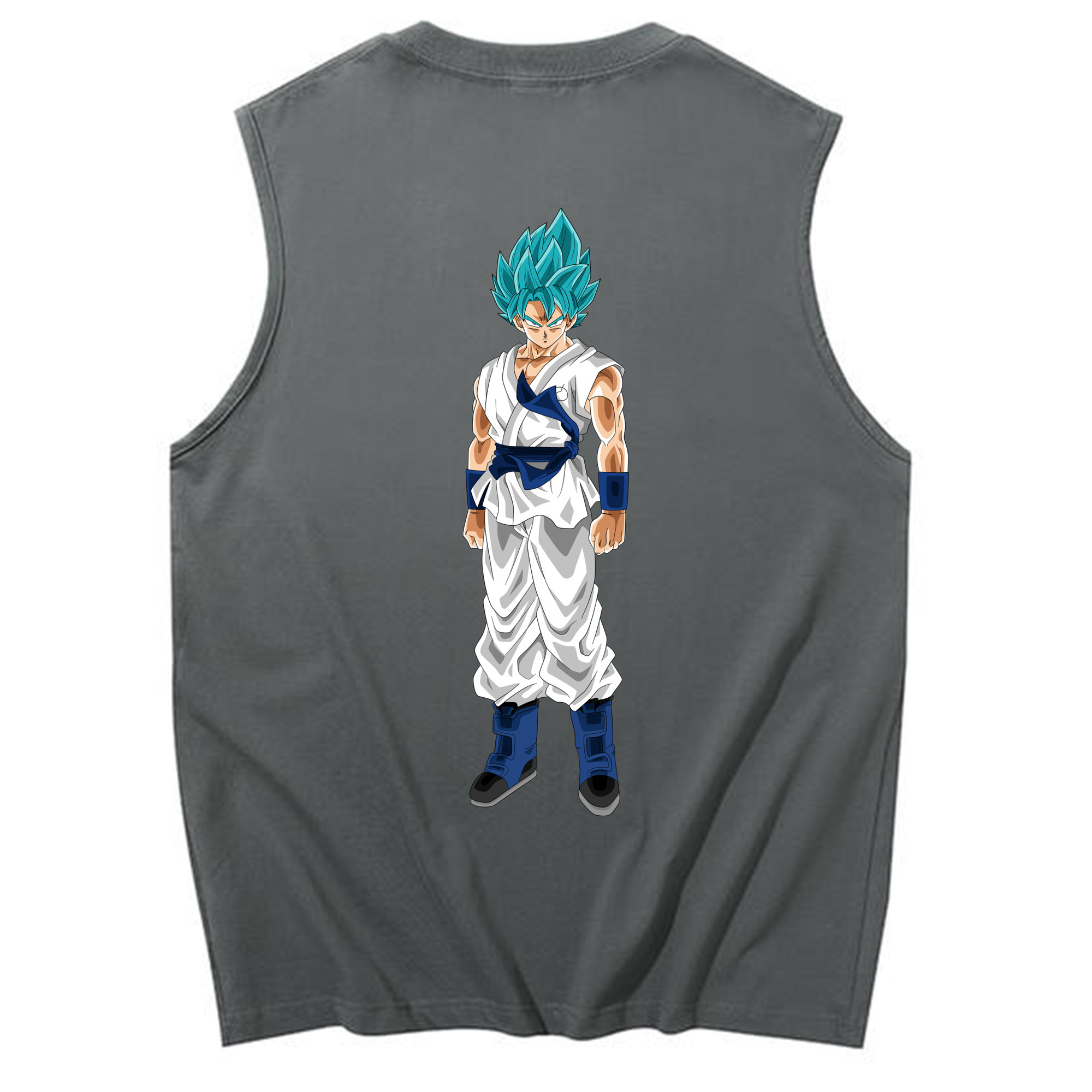 （画像用） ドラゴンボール 孫 悟飯（そんごはん）DRAGON BALL Son Gohan コットン100％タンクトップ（背面プリント）